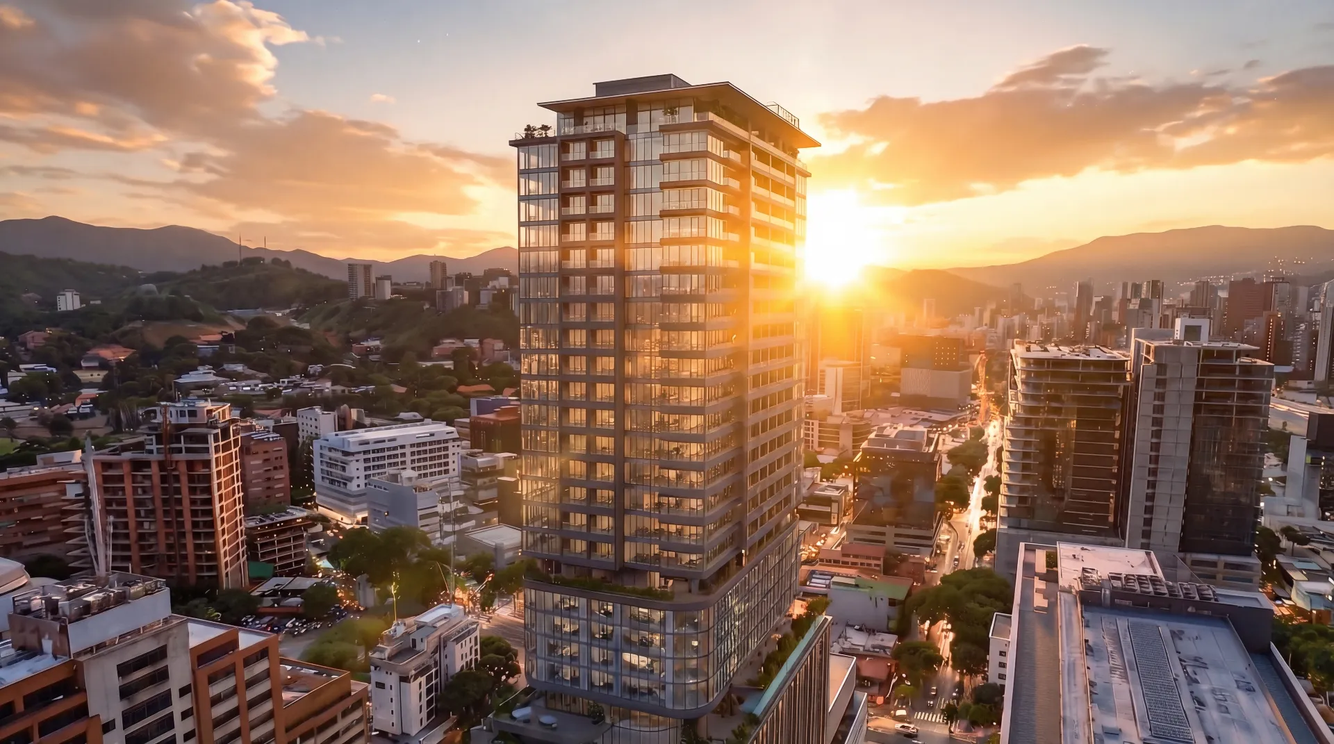 Caracas aerial view